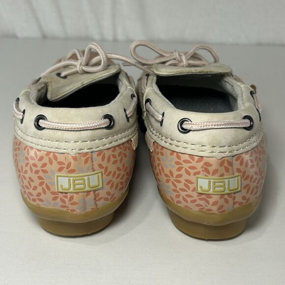 JBU by Jambu Gwen Women's Duck Shoes Garden Ready Grey/Stone/pink Size 8M - Picture 4 of 8